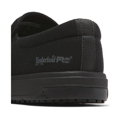 Timberland Pro Burbank Soft-Toe Slip-on Shoe Black View