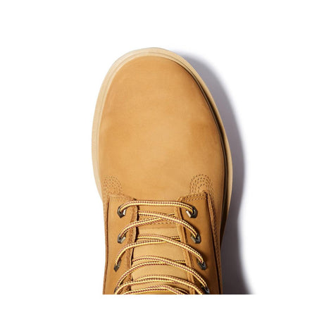 Timberland Pro Direct Attach 8 Inch Soft-Toe Boot Waterproof Boot Wheat Angled View