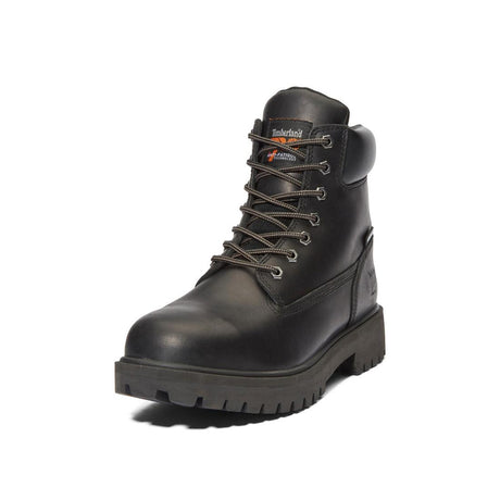 Timberland Pro Direct Attach 6 Inch Steel-Toe Waterproof Ins 200G Work Boot Black Detail View