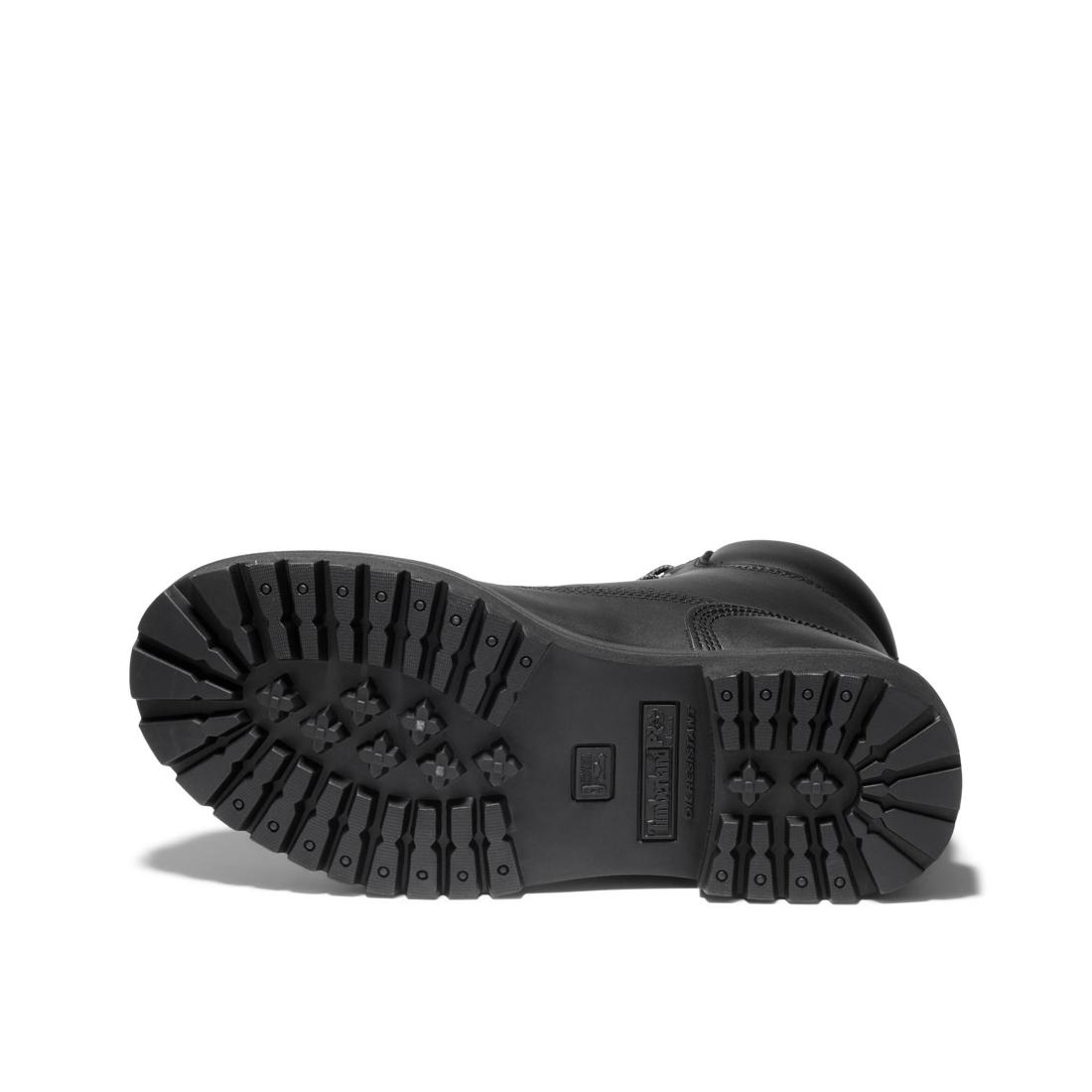 Timberland Pro Direct Attach 6 Inch Steel-Toe Waterproof Ins 200G Work Boot Black Sole View