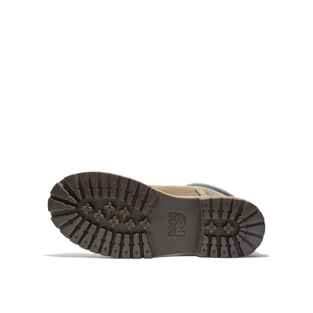 Timberland Pro Women's Direct Attach 6 Inch Steel-Toe Waterproof Work Boot Brown Sole View