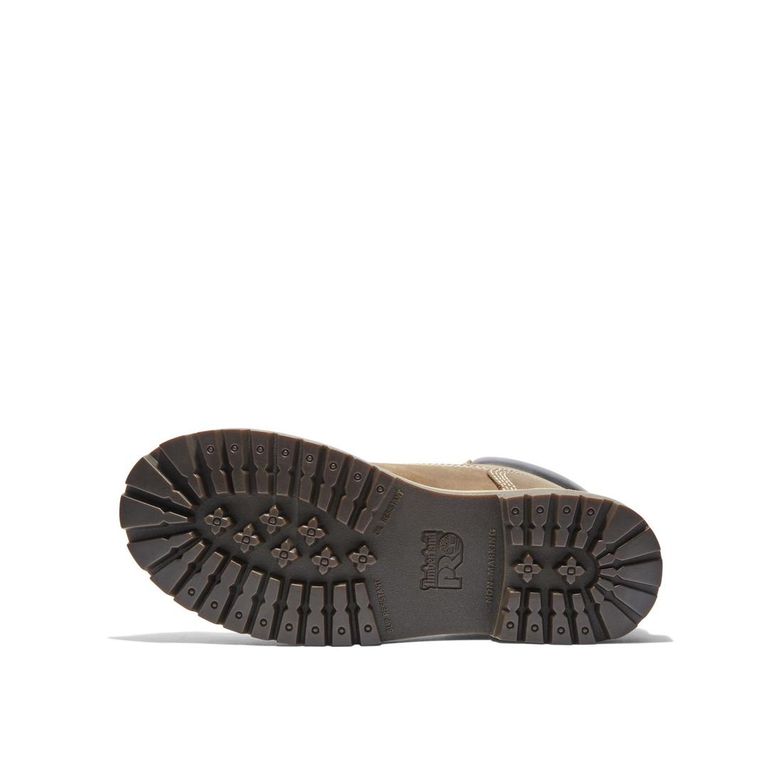 Timberland Pro Women's Direct Attach 6 Inch Steel-Toe Waterproof Work Boot Brown Sole View