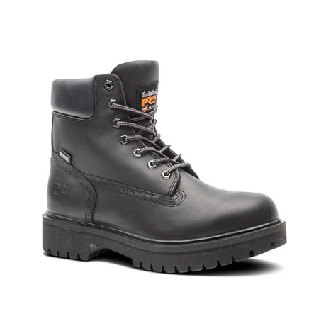 Timberland Pro Direct Attach 6 Inch Soft-Toe Waterproof Ins 200G Boot Black Medial View