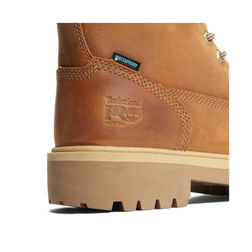 Timberland Pro Direct Attach 6 Inch Soft-Toe Waterproof Boot Wheat View