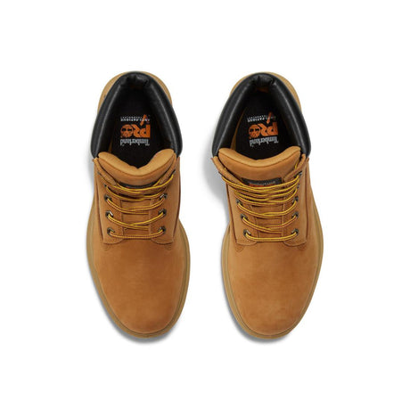 Timberland Pro Direct Attach 6 Inch Soft-Toe Waterproof Ins 200G Boot Wheat Front-upper View