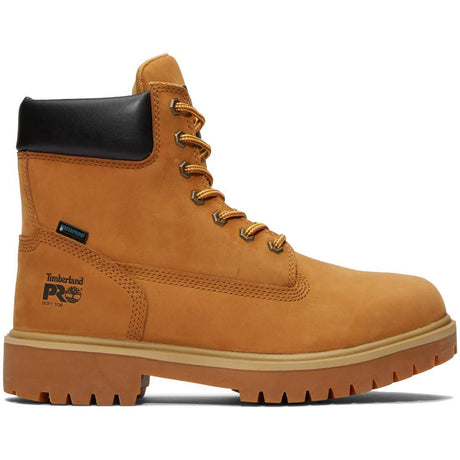 Timberland Pro Direct Attach 6 Inch Soft-Toe Waterproof Ins 200G Boot Wheat Profile View