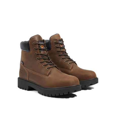 Timberland Pro Direct Attach 6 Inch Soft-Toe Waterproof Ins 200G Boot Dark Brown Detail View