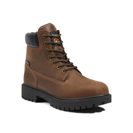 Timberland Pro Direct Attach 6 Inch Soft-Toe Waterproof Ins 200G Boot Dark Brown Medial View