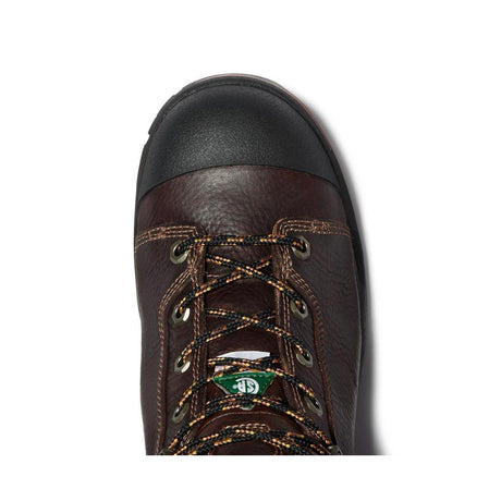 Timberland Pro Endurance 8 Inch Steel-Toe Work Boot Brown Front-upper View