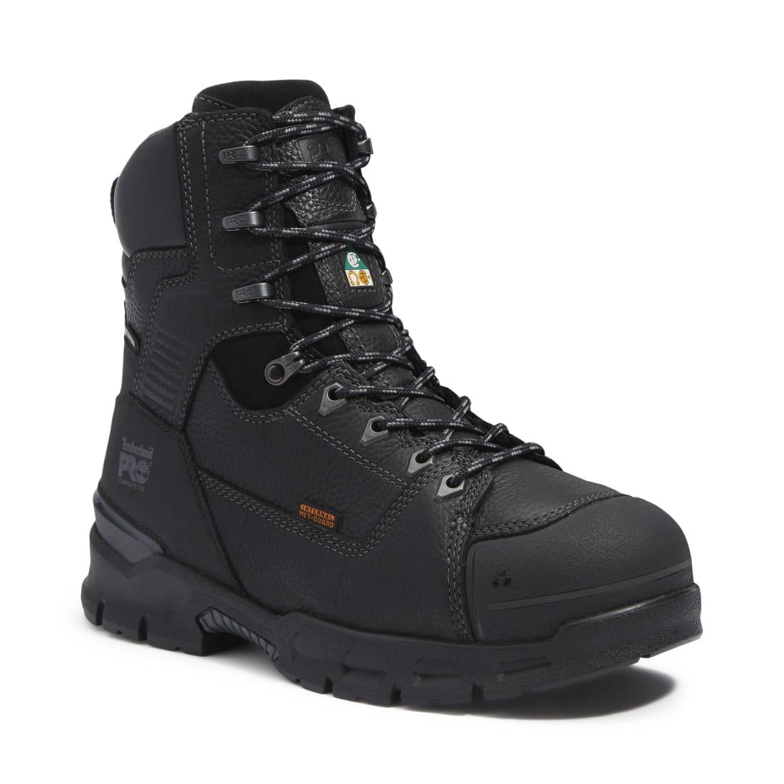 Timberland Pro Endurance EV Waterproof Composite Toe Met Guard Work Boots – Black Medial View