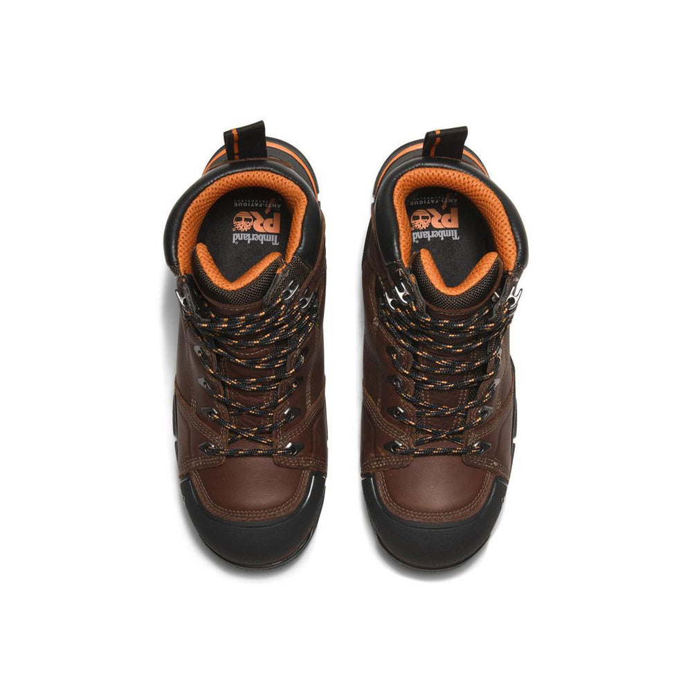 Timberland Pro Endurance Ev 6 Inch Composite-Toe Work Boot Brown Front-upper View