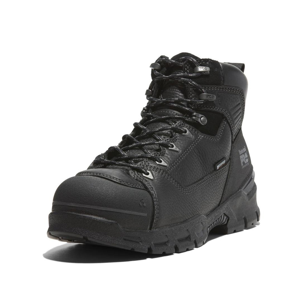 Timberland Pro Endurance Ev 6 Inch Composite-Toe Waterproof Work Boot Black Detail View