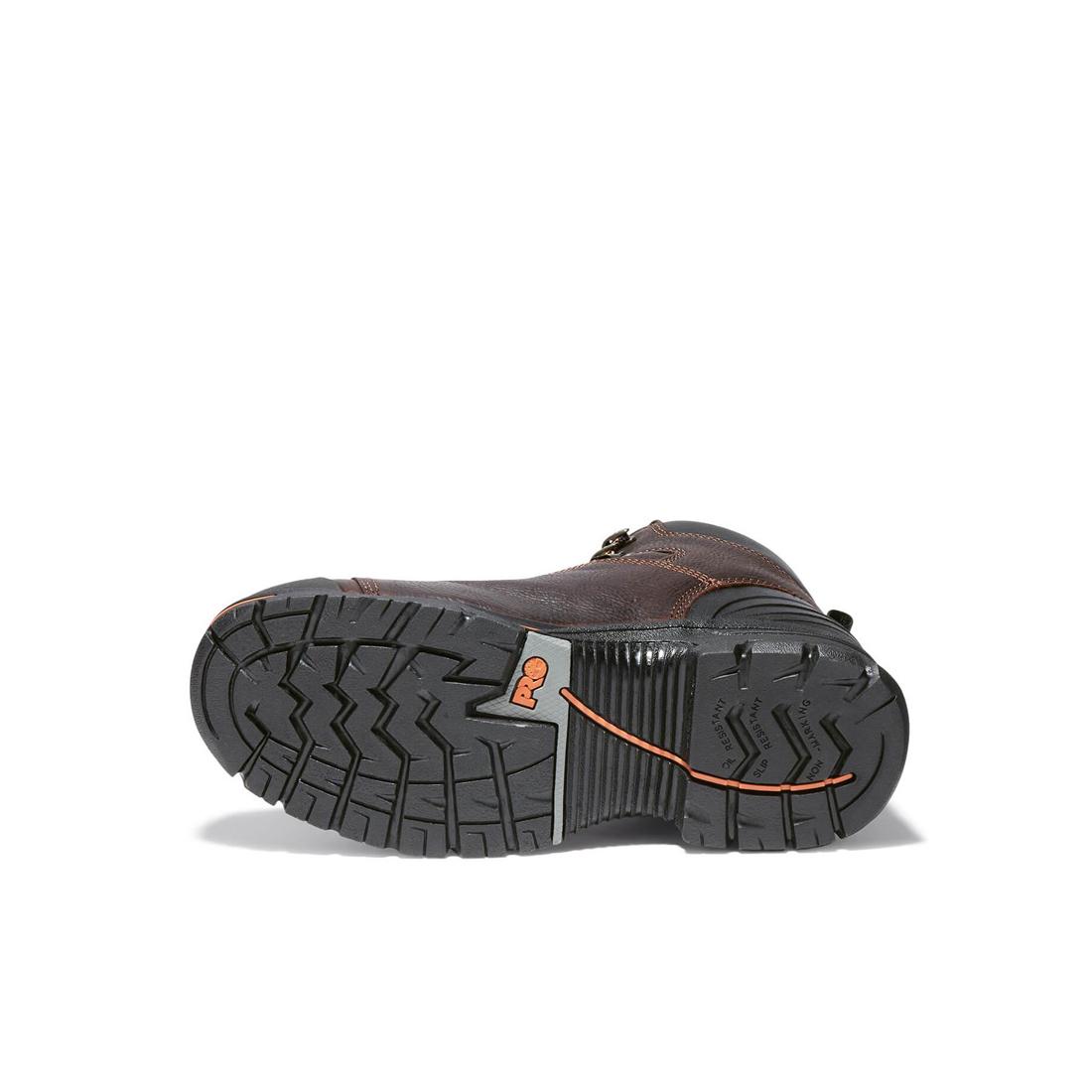 Timberland Pro Endurance 6 Inch Steel-Toe PR Work Boot Brown Sole View