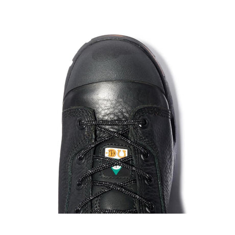 Timberland Pro Endurance 6 Inch Steel-Toe Waterproof PR Work Boot Black Front-upper View