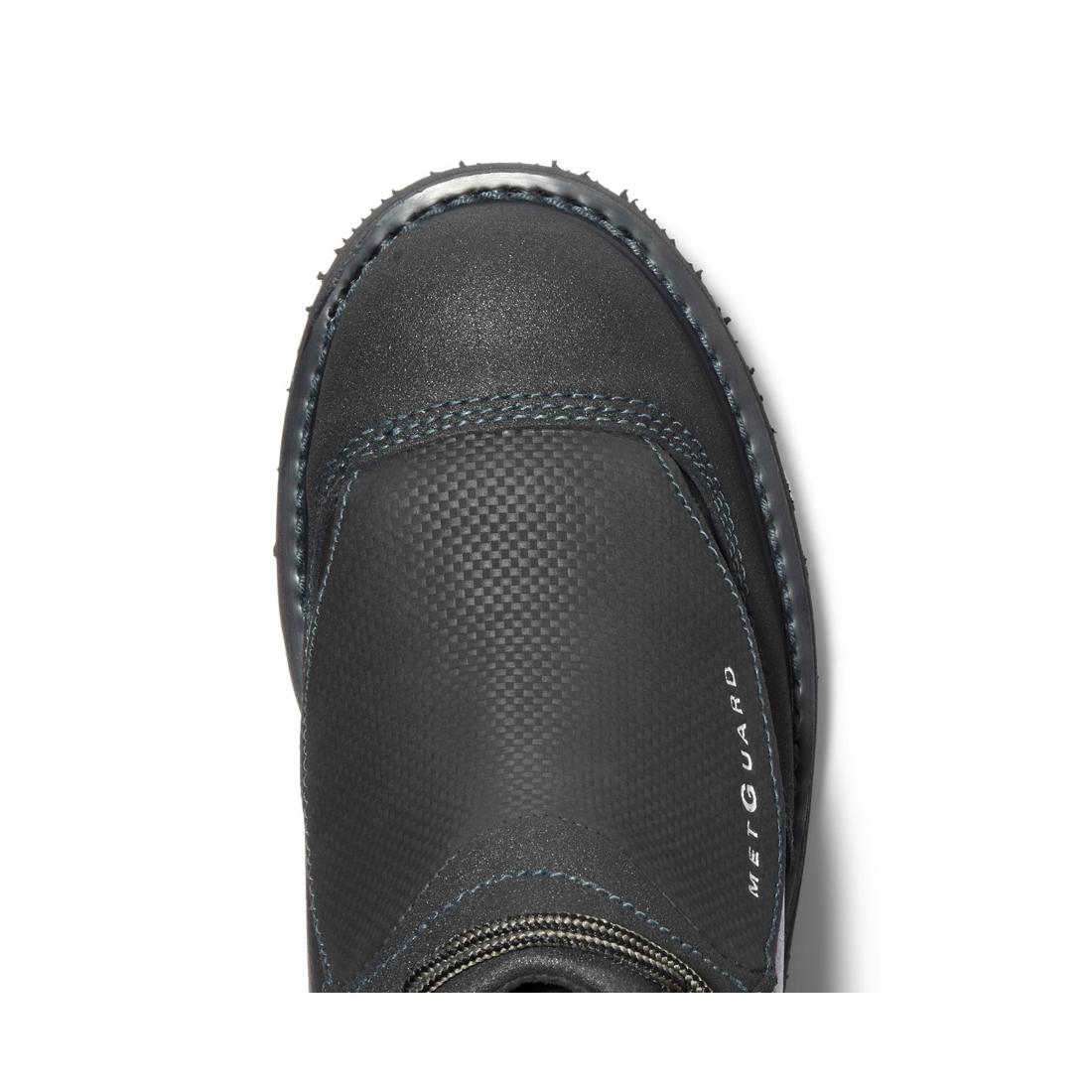 Timberland Pro External Met Guard 6 Inch Steel-Toe Work Boot Black Front-upper View