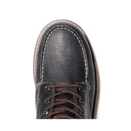 Timberland Pro Gridworks 6 Inch Soft-Toe Waterproof Boot Black Front-upper View