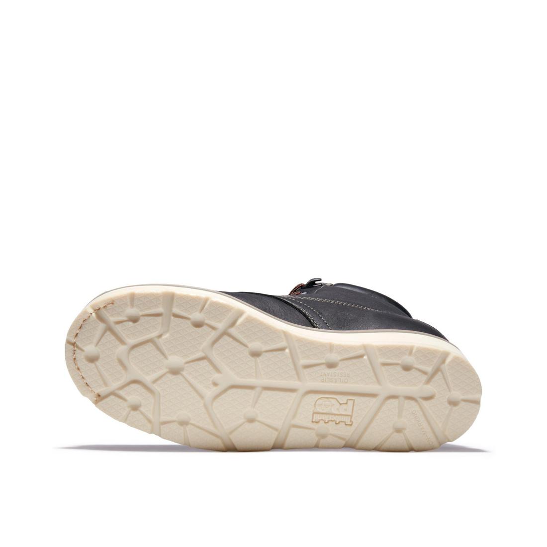 Timberland Pro Gridworks 6 Inch Soft-Toe Waterproof Boot Black Sole View