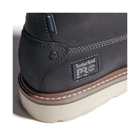 Timberland Pro Gridworks 6 Inch Soft-Toe Waterproof Boot Black View