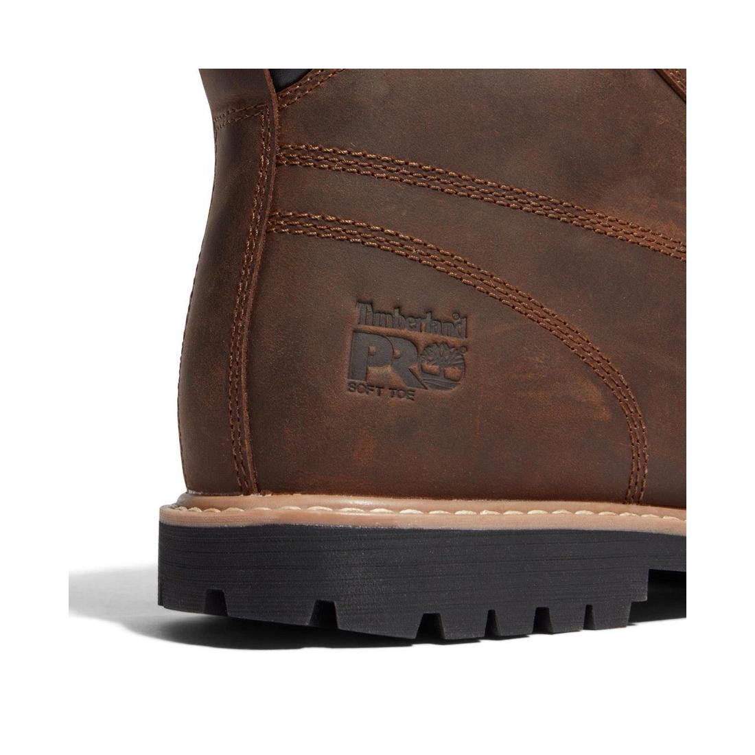 Timberland Pro Gritstone 6 Inch Soft-Toe Boot Brown View