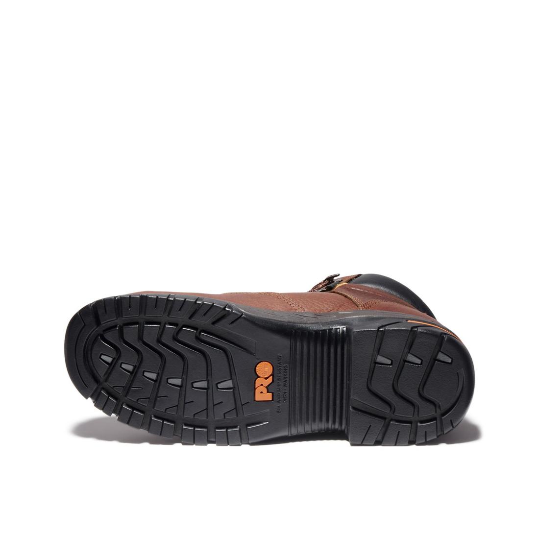 Timberland Pro Helix 6 Inch Soft-Toe Boot Brown Sole View