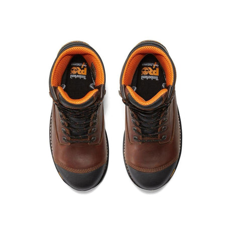 Timberland Pro Helix HD 6 Inch Composite-Toe Work Boot Mahogany Front-upper View
