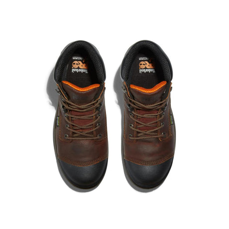 Timberland Pro Helix HD 6 Inch Composite Toe Met Guard Work Boot Brown Front-upper View