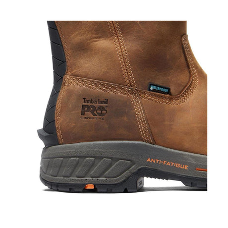 Timberland Pro Helix HD Composite-Toe Waterproof Pull-On Work Boot Brown View