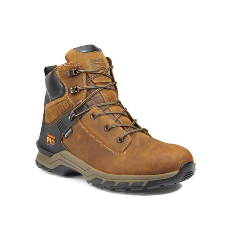 Timberland Pro Hypercharge 6 Inch Soft-Toe Waterproof Boot Brown Medial View