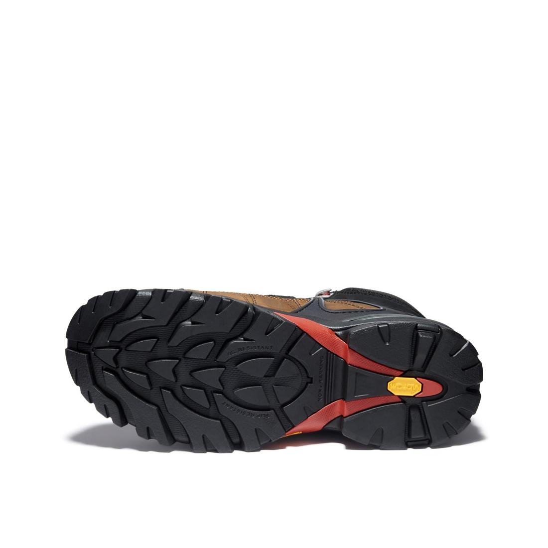 Timberland Pro Hyperion 6 Inch Alloy-Toe Waterproof Work Boot Brown Sole View