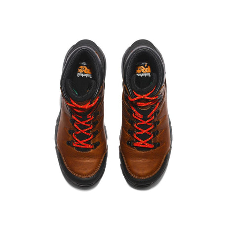 Timberland Pro Heritage Hyperion 6 Inch Composite-Toe Waterproof Work Boot Brown Front-upper View