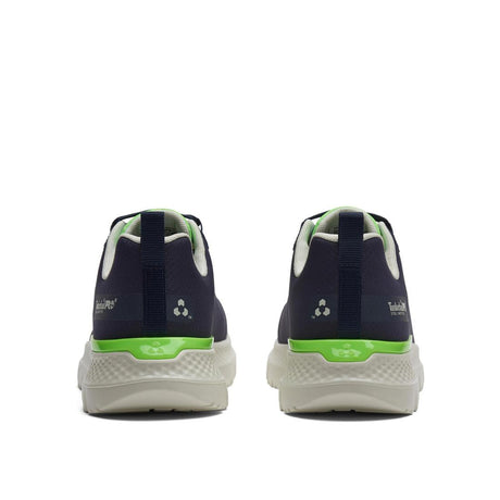 Timberland Pro Intercept Steel-Toe Oxford Work Shoe Blue Heel-Back View