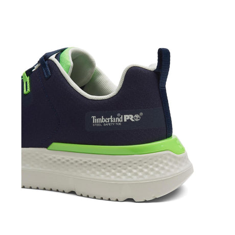 Timberland Pro Intercept Steel-Toe Oxford Work Shoe Blue View