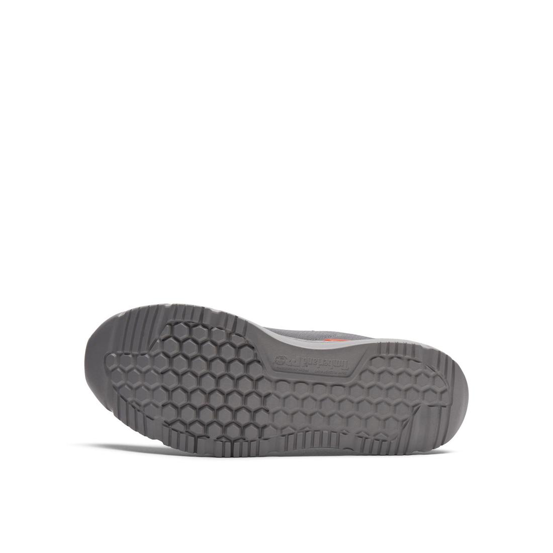 Timberland Pro Intercept Steel-Toe Oxford Work Shoe Grey Sole View