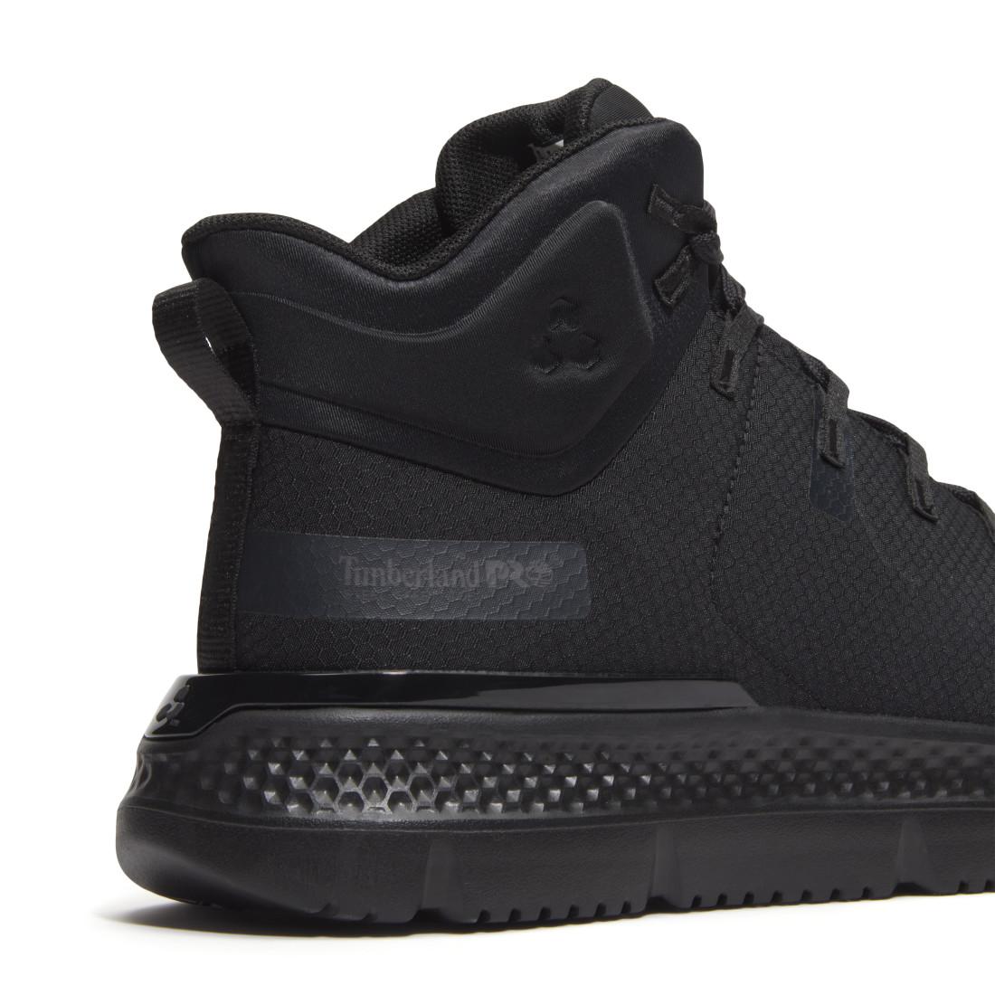 Timberland Pro Intercept Puncture Resistant Steel Toe Work Boots – Black Ripstop Detail View