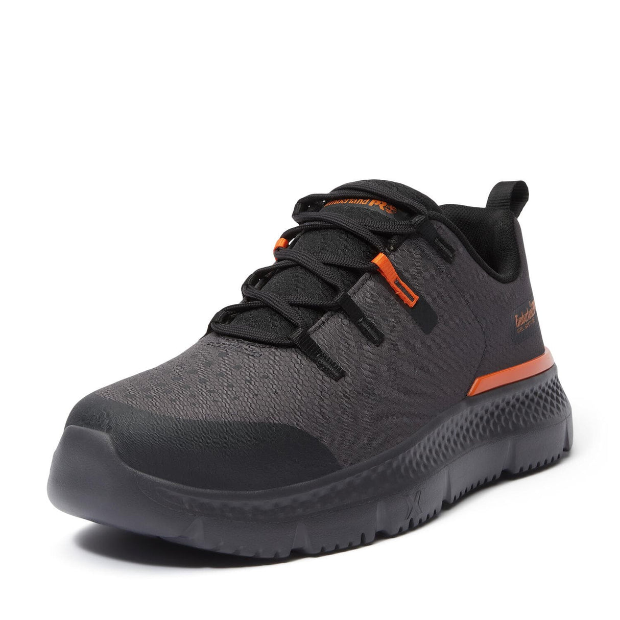 Timberland Pro Intercept Steel Toe Work Shoes Grey A5ME3 angled image