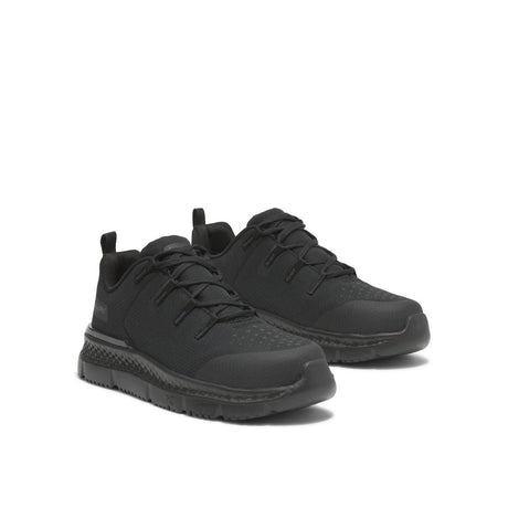 Timberland Pro Women's Intercept Steel-Toe Oxford Work Shoe Black Angled View