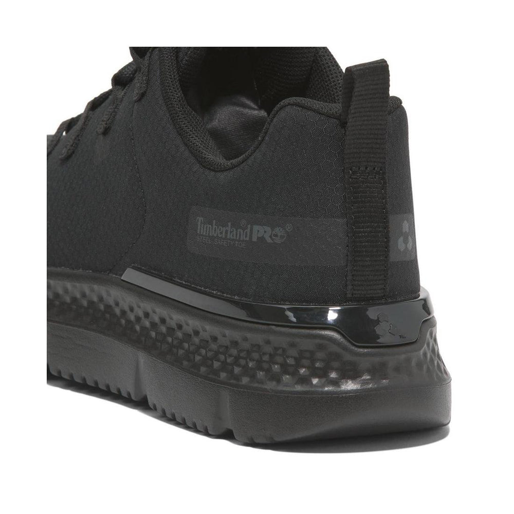 Timberland Pro Women's Intercept Steel-Toe Oxford Work Shoe Black View