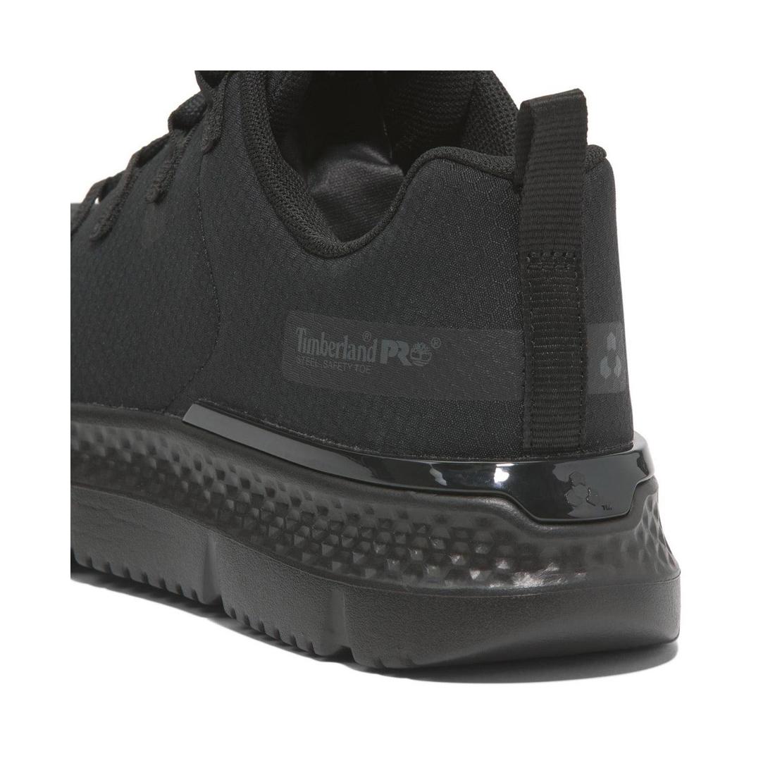 Timberland Pro Women's Intercept Steel-Toe Oxford Work Shoe Black View