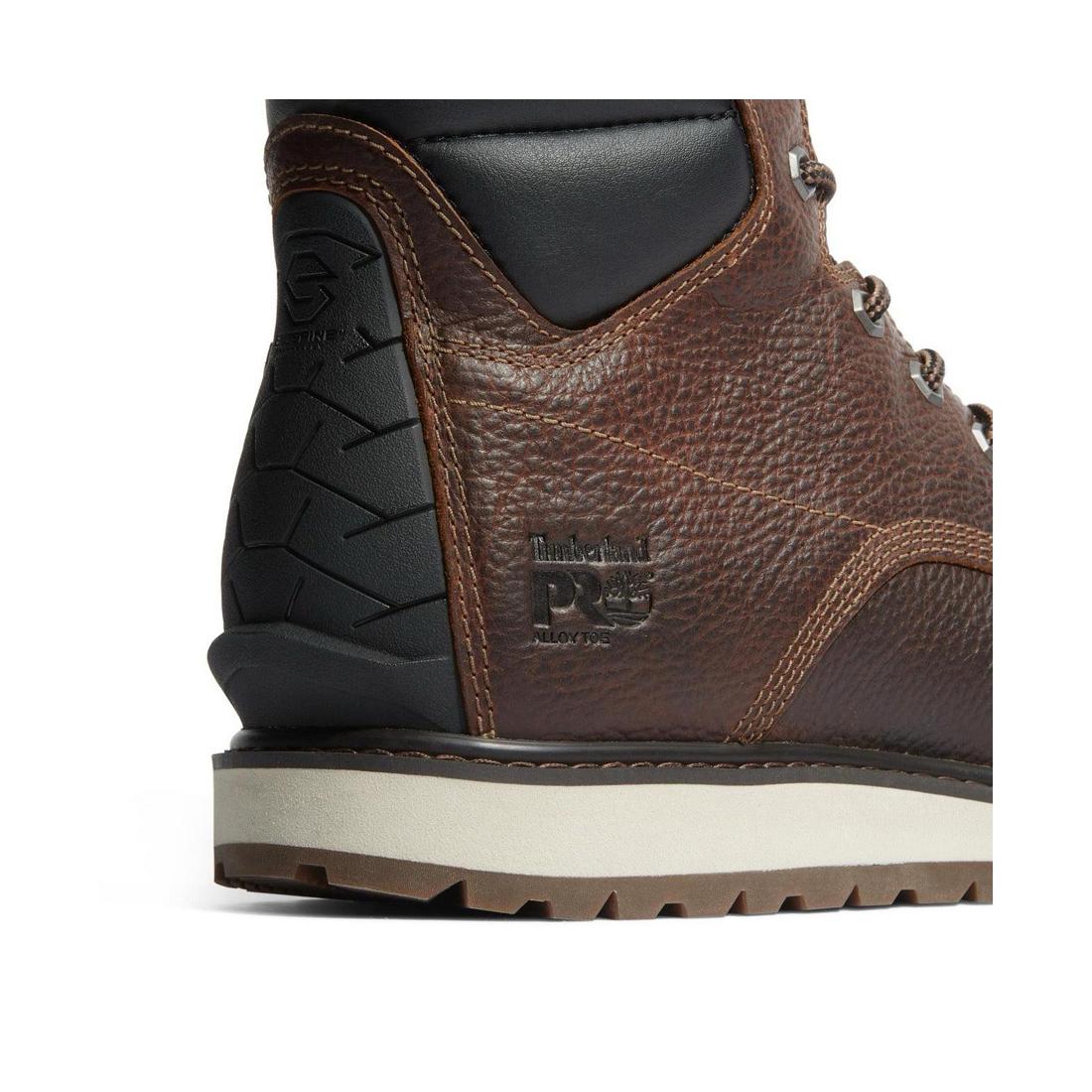 Timberland Pro Irvine 6 Inch Alloy-Toe Work Boot Brown View