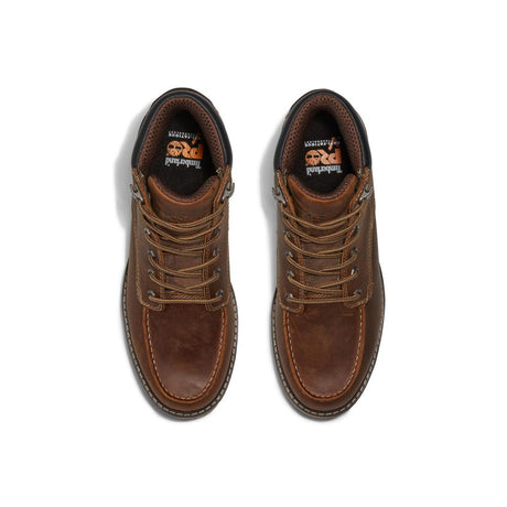 Timberland Pro Irvine 6 Inch Soft-Toe Wedge Work Boot Brown Front-upper View