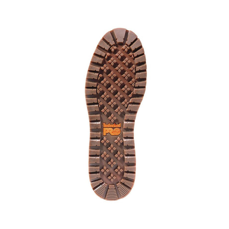 Timberland Pro Irvine 6 Inch Soft-Toe Wedge Work Boot Brown Sole View