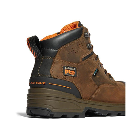 Timberland Pro Magnitude 6 Inch Composite-Toe Waterproof Work Boot Orange and Brown View