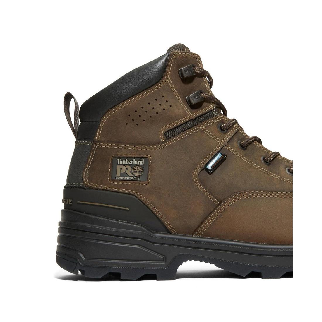 Timberland Pro Magnitude 6 Inch Composite-Toe Waterproof Work Boot Brown View