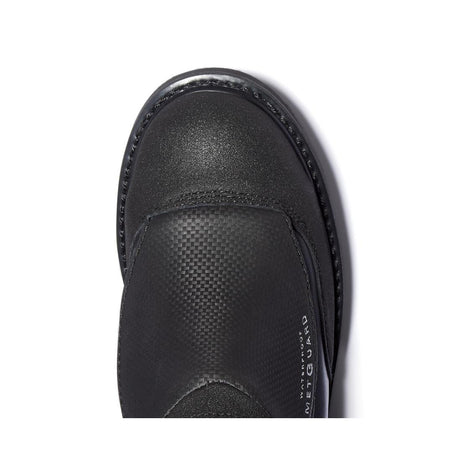 Timberland Pro Met Guard 8 Inch Steel-Toe Waterproof Work Boot Black Front-upper View