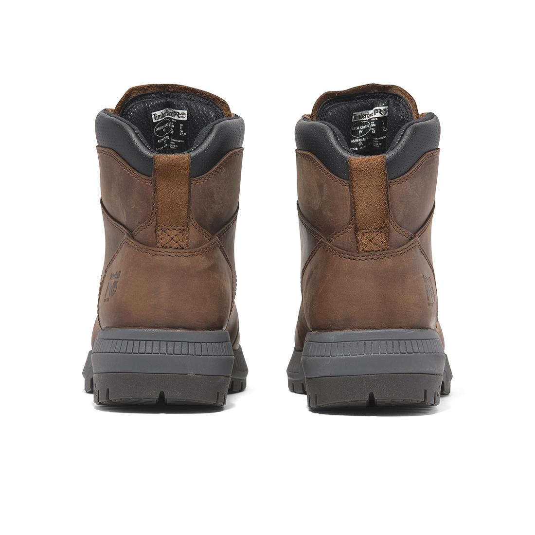 Timberland Pro Montauk 6-Inch Full Grain Boot Heel-Back View