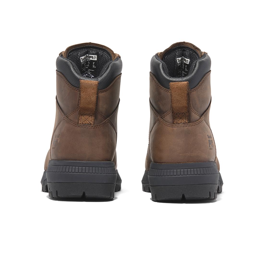 Timberland Pro Montauk 6-Inch Steel-Toe Work Boot Heel-Back View