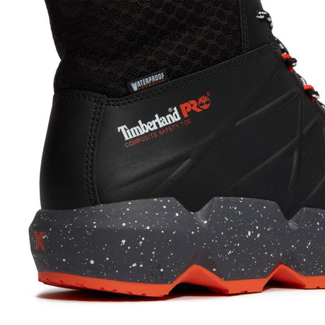 Timberland Pro Morphix Waterproof Composite Toe Work Boots Black Detail View