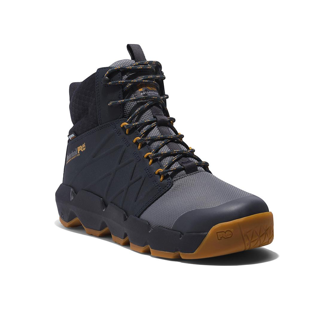 Timberland Pro Morphix 6In Waterproof Composite-Toe Work Boot Grey Medial View
