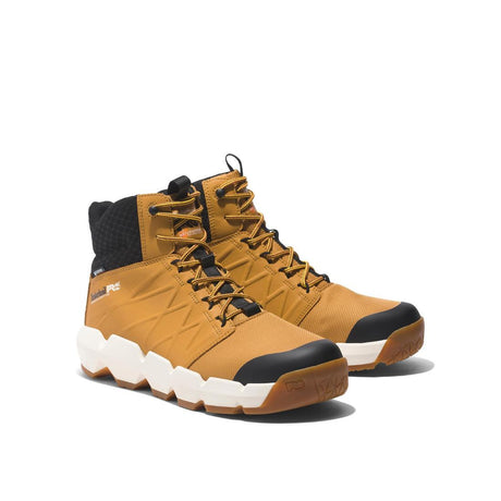 Timberland Pro Morphix 6 Inch Composite-Toe Waterproof Work Boot Wheat Angled View