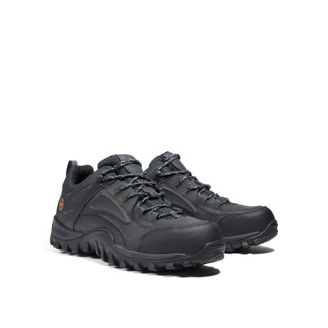 Timberland Pro Mudsill Steel-Toe Work Shoe Black Angled View